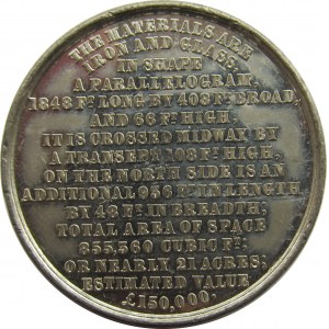 Wielka Brytania, medal z wystawy przemysłowej z Londynu z 1851 roku