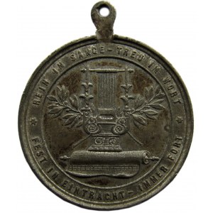 Niemcy, medal Niemieckiego Towarzystwa Śpiewackiego w Waszyngtonie 1885