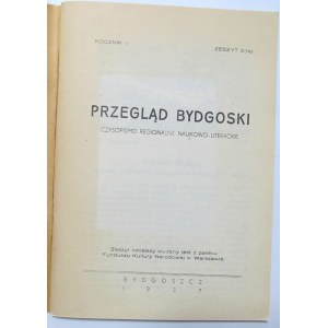 Przegląd Bydgoski, Bydgoszcz 1937, rocznik V