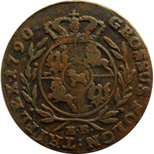 Stanisław A. Poniatowski, trojak 1790 E.B., Warszawa