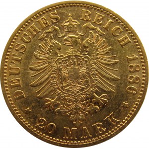 Niemcy, Prusy, Wilhelm I, 20 marek 1886 A, Berlin
