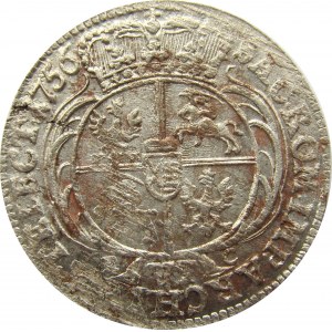 August III Sas, szóstak 1756 EC, Drezno, UNC-