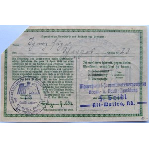 Niemcy, Pomoc zimowa dla narodu niemieckiego, 1 marka 1940/41