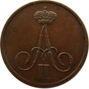 Aleksander II, 1/2 kopiejki (dienieżka) 1860 B.M., Warszawa