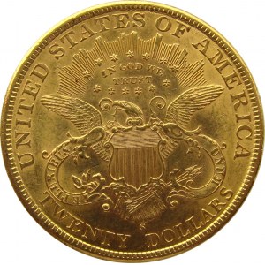 USA, 20 dolarów 1898 S, San Francisco, UNC