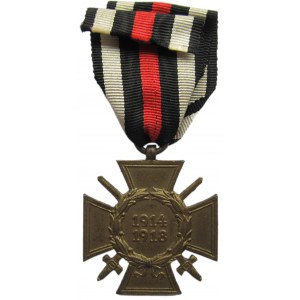Niemcy, Prusy, honorowy krzyż dla weteranów I wojny światowej