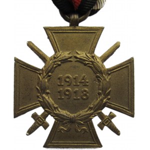 Niemcy, Prusy, honorowy krzyż dla weteranów I wojny światowej