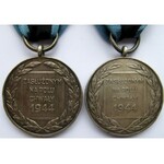 Polska, Medal zasłużony na polu chwały, srebro - dwie różne odmiany