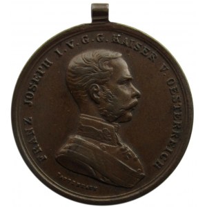Austrio-Węgry, Franciszek Józef I, medal za odwagę, brąz