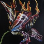 Marta Julia PIÓRKO (ur. 1981), Płonący tulipan, 2024