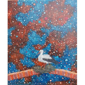 Jan BEMBENISTA (b. 1962), Stork, 2024