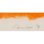 Wojciech Fangor (1922 Varšava - 2015 Varšava), I.S. (Meziprostor) z cyklu Międzytwarz, 1974