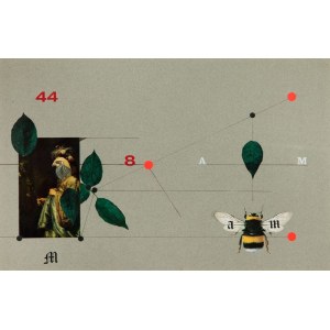 Kazimierz Mikulski (1918 Krakow - 1998 Krakow), Composition with an insect II