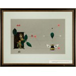 Kazimierz Mikulski (1918 Krakow - 1998 Krakow), Composition with an insect II