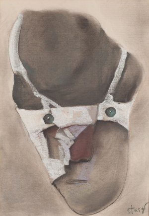 Stasys Eidrigevicius (ur. 1949, Mediniszki na Litwie), Twarz