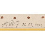 Andrzej Lachowicz (1939 Wilno - 2015 ), Przedwczesny zachód słońca, 1998
