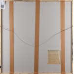 Halina Wrzeszczyńska (1929 Krotoszyn - 2018 Wrocław), Cerchio in un quadrato (configurazione concentrica a tre punti), 1971