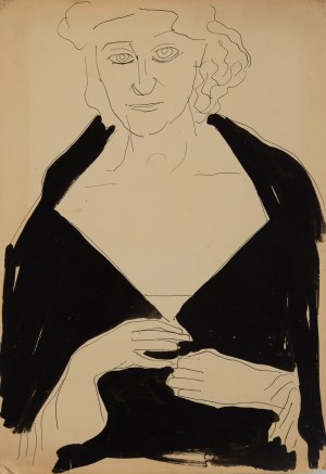 Marian Bogusz (1920 Pleszew - 1980 Warsaw), Portrait of a Woman