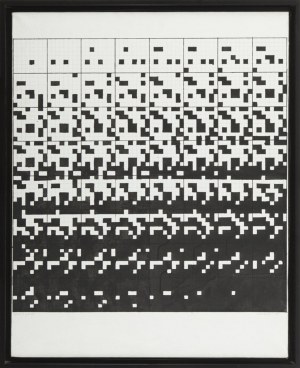 Ryszard Winiarski ( 1936 -2006 ), Przypadek w grze 8 x 8 ( Chance im Spiel 8 x 8 cm ), 1999