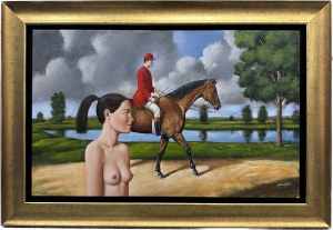 Rafal Olbinski ( 1943 ), AMAZON N'EST PLUS SEUL, 2023