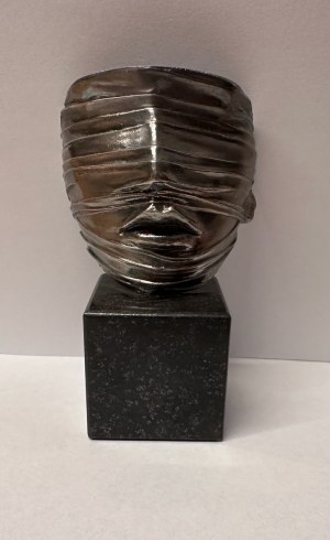 Igor Mitoraj ( 1944 - 2014 ), Volto velato, 1977