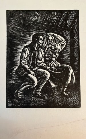 Władysław Skoczylas ( 1883 - 1934 ), Höflichkeit in der Kammer, 1928