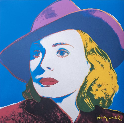 Andy Warhol, Ingrid Bergman with Hat