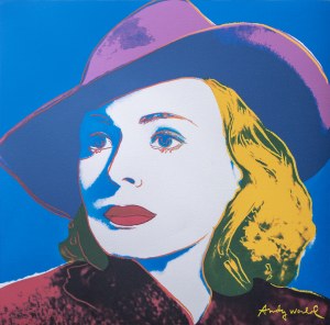 Andy Warhol, Ingrid Bergman avec un chapeau