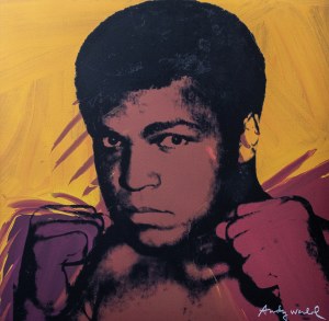 Andy Warhol, Muhammad Ali (Gelb/Braun)