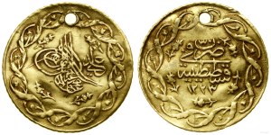 Turecko, 1 cedid mahmudiye, AH 1223 + 30 (AD 1837), Konštantínopol