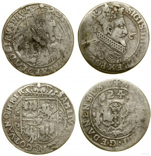 Polsko, sada: 2 x ort, 1623-1624