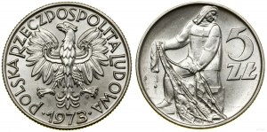 Pologne, 5 zlotys, 1973, Varsovie