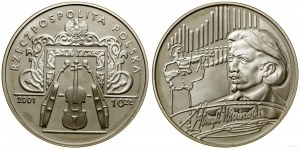 Polonia, 10 zloty, 2001, Varsavia