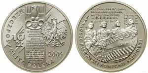 Pologne, 10 zloty, 2009, Varsovie