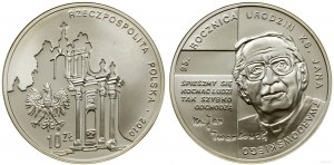 Pologne, 10 zloty, 2010, Varsovie