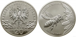 Pologne, 20 zloty, 2015, Varsovie