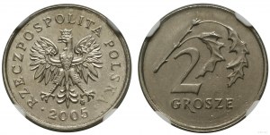 Polska, 2 grosze, 2005, Warszawa