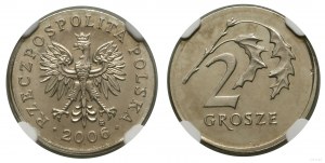 Pologne, 2 grosze, 2006, Varsovie