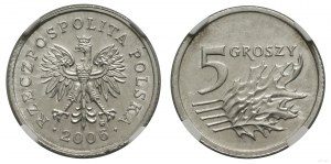 Polonia, 5 groszy, 2006, Varsavia