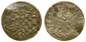 Slesia, greszel, 1673 CB (16 / 73), Brzeg