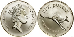 Austrália, 1 dolár, 1994 C, Canberra