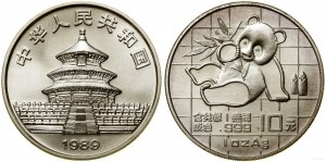 Chine, 10 yuans, 1989, Shenyang