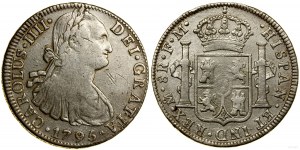 Messico, 8 reales, 1795 FM, Messico