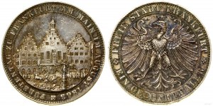 Allemagne, thaler, 1863, Francfort