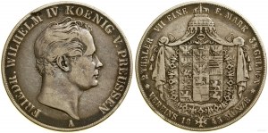 Allemagne, Deux dollars = 3 1/2 florins, 1845 A, Berlin