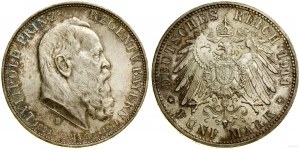 Germania, 5 marchi, 1911 D, Monaco di Baviera