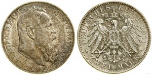 Allemagne, 2 marks, 1911 D, Munich