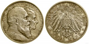 Allemagne, 2 marks, 1906, Karlsruhe