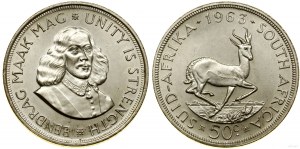 Republika Południowej Afryki, 50 centów, 1963, Pretoria