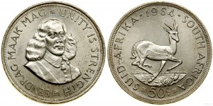 Republika Południowej Afryki, 50 centów, 1964, Pretoria